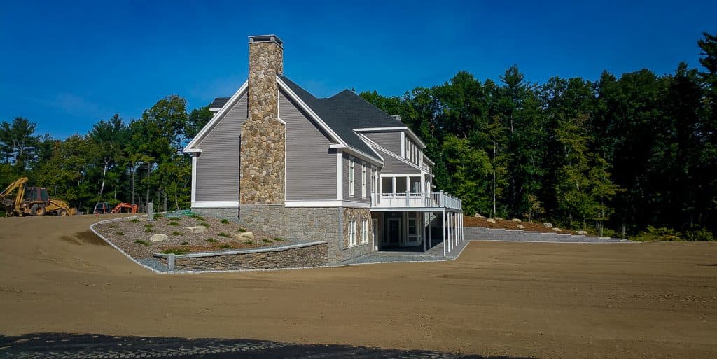 Natural stone masonry work in Wayland, Massachusetts