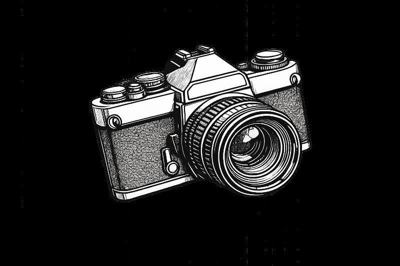 Hand-drawn camera
