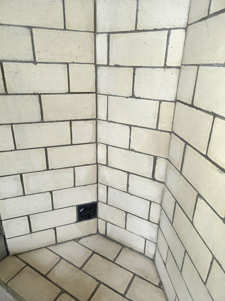 air vent inside a fireplace