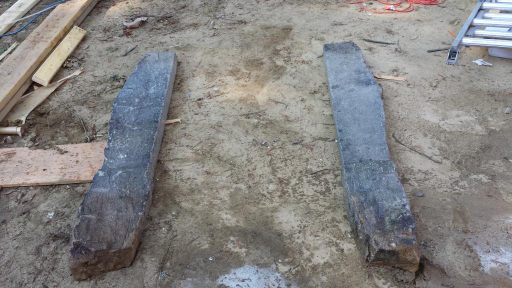 fabricated granite stone pieces