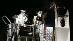 Manufactured Chimney Fire Damage in Northborough MA
