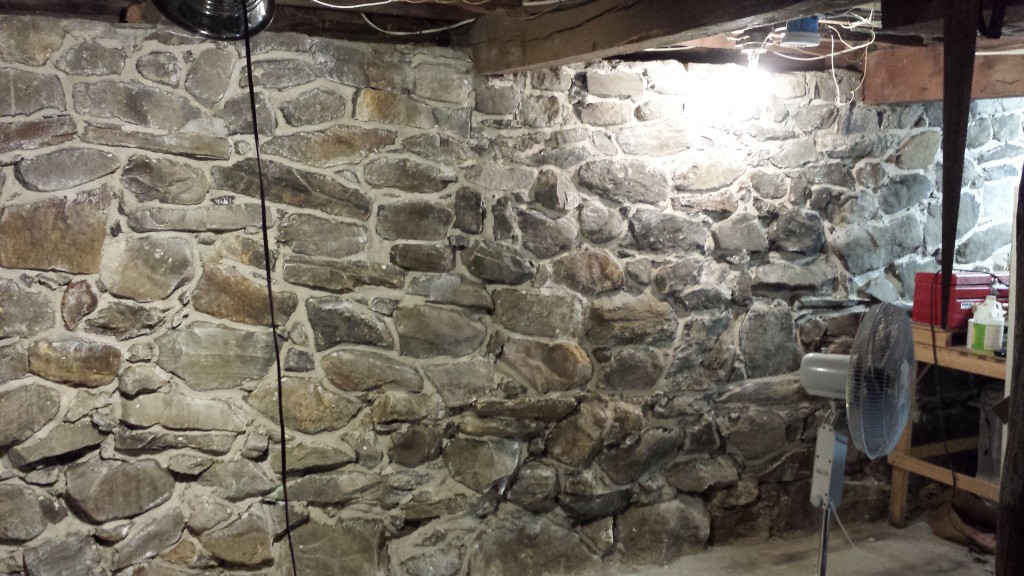completed basement repointing in Massachusetts