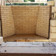 fireplace under construction