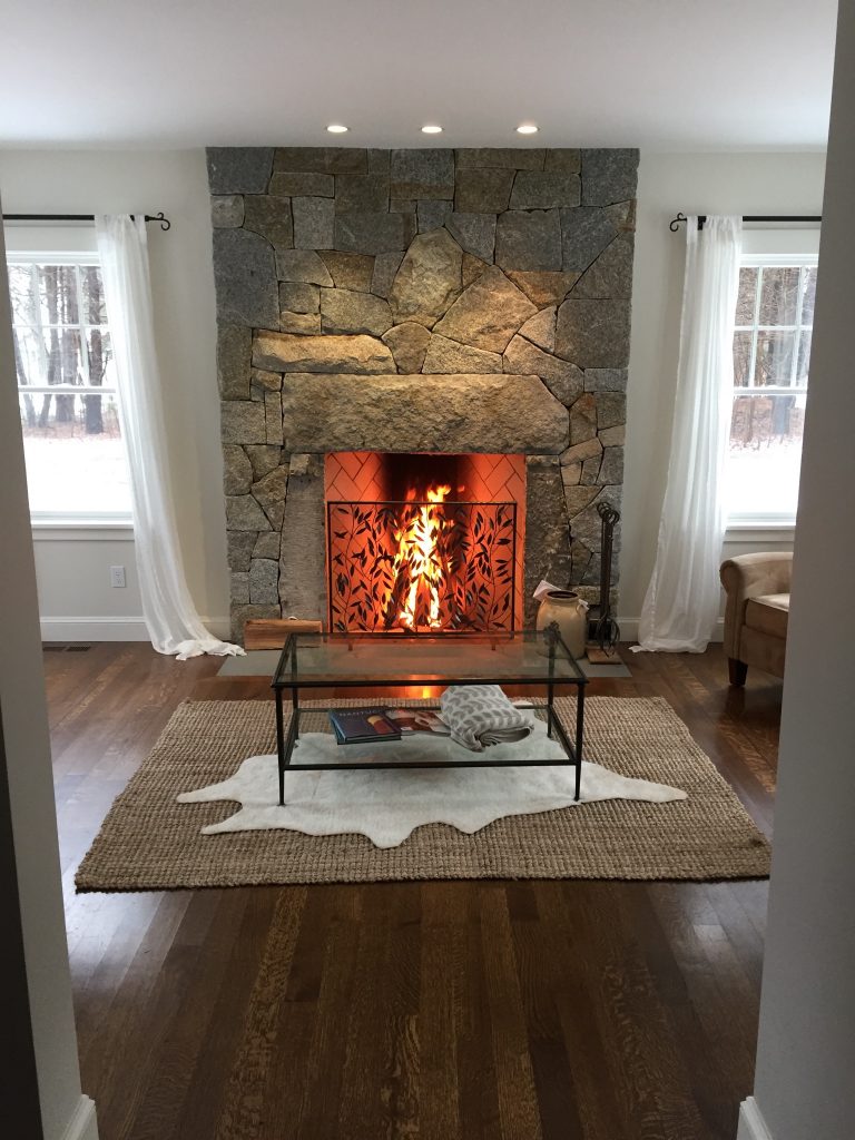 Granite Rumford Fireplace