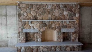 fieldstone fireplace in massachusetts