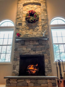 Beautiful Stone Fireplace