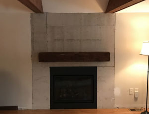 Fireplace Makeover Before